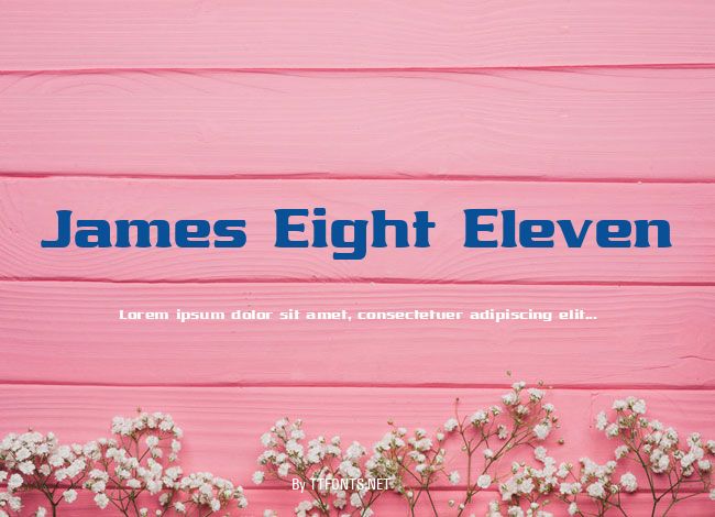 James Eight Eleven example
